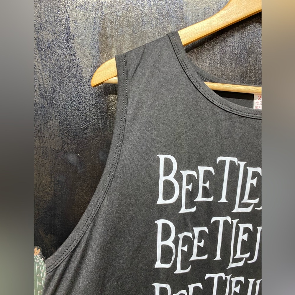 🧿SUPER SALE; PRICE FIRM🧿
BEETLEJUICE Tank top!!! 🖤🤍 - Picture 4 of 13